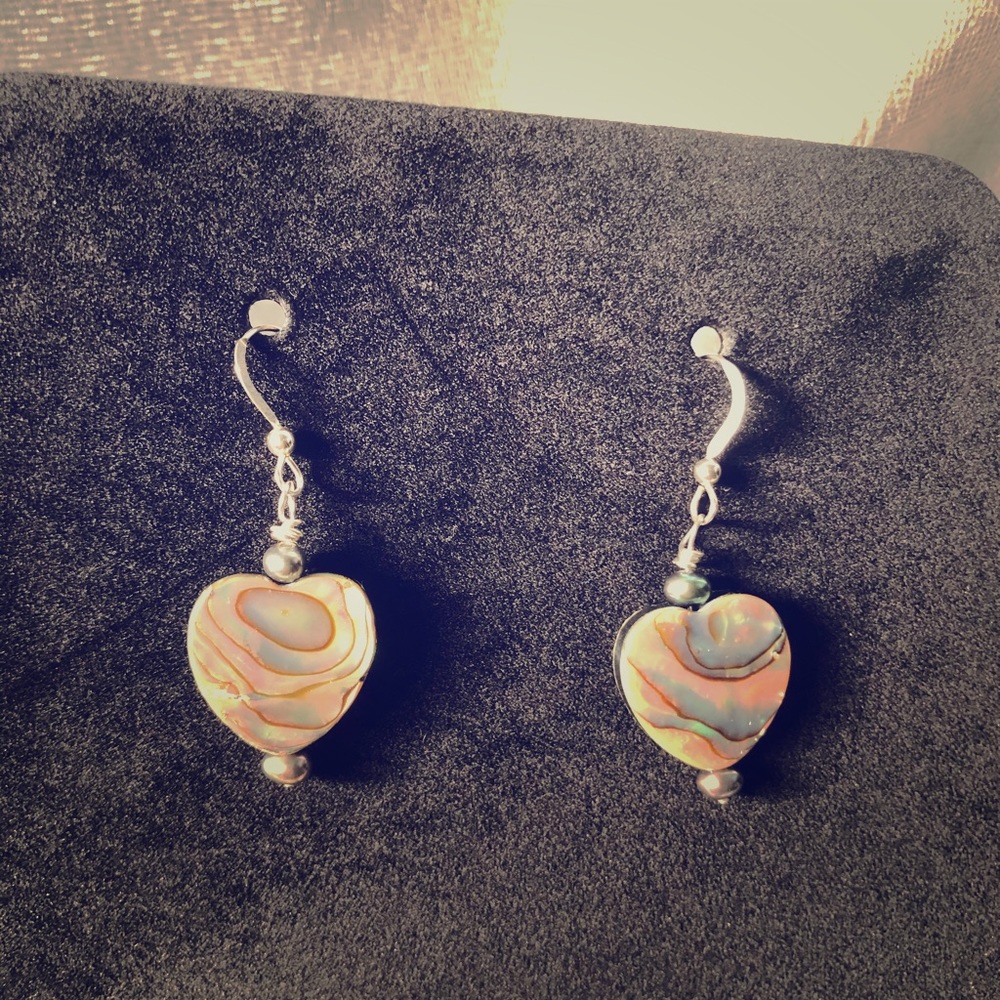 Shell Heart Love Earings